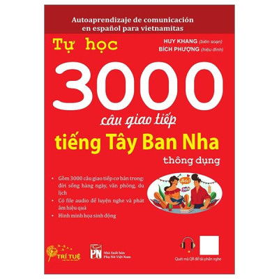 Sách - Tự Học 3000 Câu Giao Tiếp Tiếng Tây Ban Nha Thông Dụng