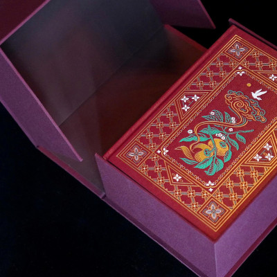 Sách - Bộ Sách Kho Tàng Truyện Cổ Tích Việt Nam - Quyển 1 + Quyển 2 (Bộ 2 Quyển) - Bìa Da - Phiên Bản Có Hộp - Ấn Bản Giới Hạn