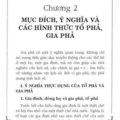 Cách Dựng Gia Phả Tổ Phả (Tái Bản)
