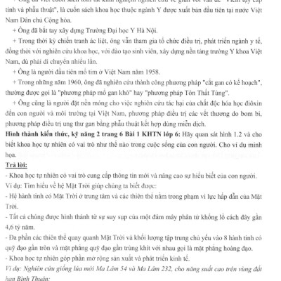 Hướng Dẫn Giải Bài Tập Khoa Học Tự Nhiên 6 - OP