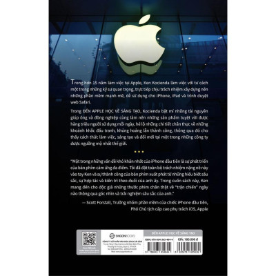 Đến Apple học về sáng tạo - Tác giả Ken Kocienda
