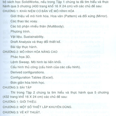 SOLIDWORKS TOÀN TẬP (Phần Trung Cấp)