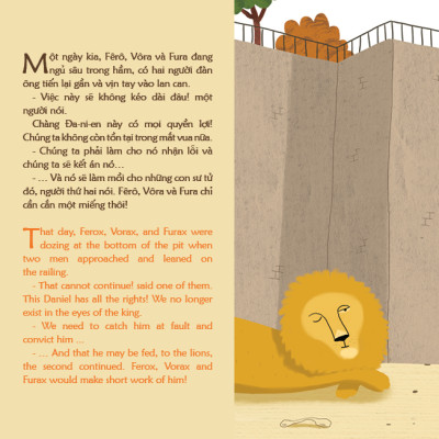 SƯ TỬ FURA VÀ TIÊN TRI ĐA-NI-EN - Truyện Tranh Kinh Thánh Song Ngữ Việt Anh