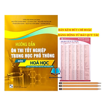 Sách - Hướng dẫn ôn thi tốt nghiệp trung học phổ thông môn Hóa học (theo chương trình GDPT 2018)