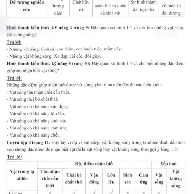 Hướng Dẫn Giải Bài Tập Khoa Học Tự Nhiên 6 - OP