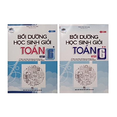 Sách - Combo Bồi dưỡng học sinh giỏi Toán 6 (Tập 1 + Tập 2)