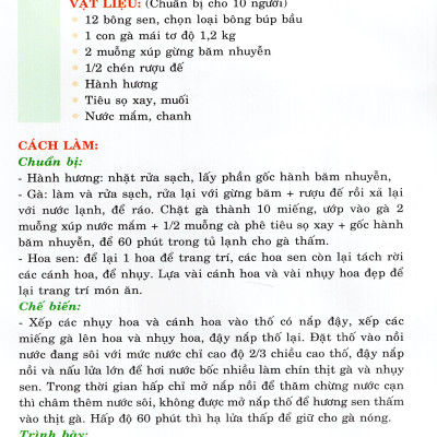 30 Món Ngon Đãi Tiệc (VT)