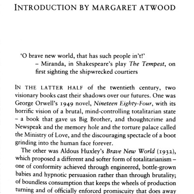 Sách ngoại văn: Brave New World