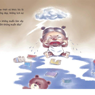 Sách Song Ngữ Bồi Dưỡng Tâm Lý, Trí Tuệ Cho Trẻ - Nỗi Buồn Ơi, Tạm Biệt Nhé!