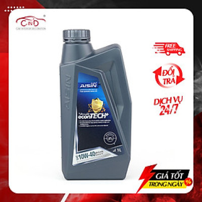 Nhớt Động Cơ AISIN ECFI1041PB 10W-40 CI4 / SL econTECH+ Fully Synthetic 1L 