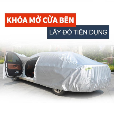 Bạt vải dù oxford bảo vệ xe ô tô Hyundai Accent phủ trùm kín cao cấp , áo trùm xe 5 chỗ chống nắng, mưa