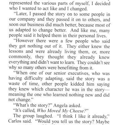 Sách ngoại văn: Who Moved My Cheese?: An Amazing Way to Deal with Change in Your Work and in Your Life