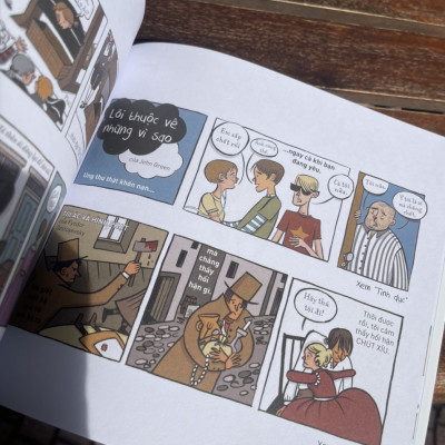 CHUYỆN DÀI THÀNH CHUYỆN NGẮN 100 tác phẩm kinh điển & nổi tiếng trong 3 khung tranh – sách tranh minh họa màu - Lisa Brown - Nhã Nam