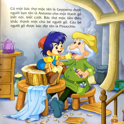 Truyện Kể Cho Bé Trước Giờ Đi Ngủ - Ngày Xửa Ngày Xưa: Cậu Bé Người Gỗ Pinocchio