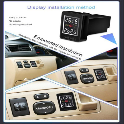 Cảm biến áp suất lốp trong Careud lắp nút chờ xe ô tô HONDA - Và Các Hãng Xe Khác