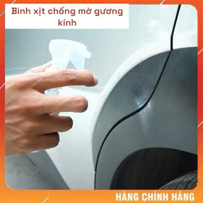 Combo Bình xịt vệ sinh làm bóng lốp chống tia Uv 100ml và Bình xịt làm sạch chống mờ gương kính ô tô 100ml