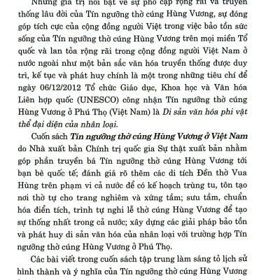 Tín Ngưỡng Thờ Cúng Hùng Vương Ở Việt Nam