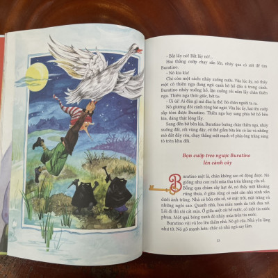 Chiếc chìa khoá vàng hay chuyện li kì của BURATINO - bìa cứng in màu - ấn bản kỷ niệm 65 năm thành lập NXB Kim Đồng