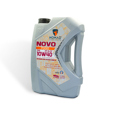 Nhớt Ô Tô Máy Xăng NOMAD NOVO 7000 SAE 10W40, API SL/CF, ACEA A3/B4 Can 4L Nhập Khẩu Chính Hãng-Dầu Nhớt Xe Ô Tô