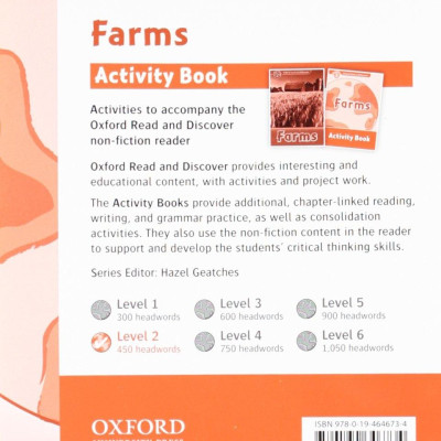Oxford Read and Discover 2: Farms Activity Book