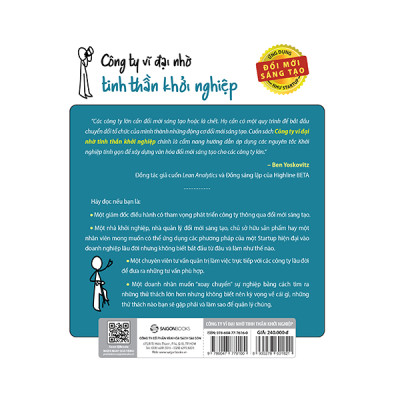 Sách Công Ty Vĩ Đại Nhờ Tinh Thần Khởi Nghiệp