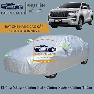 [TOYOTA INNOVA] Bạt phủ xe ô tô tráng nhôm cao cấp dành cho xe TOYOTA INNOVA , 3 lớp chống nóng, chống thấm, chống bụi - Hàng Chính Hãng