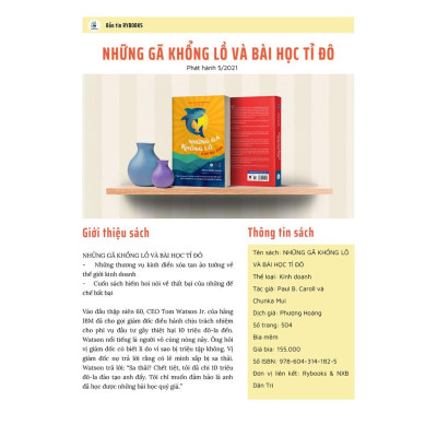 Sách - Những gã khổng lồ và bài học tỉ đô