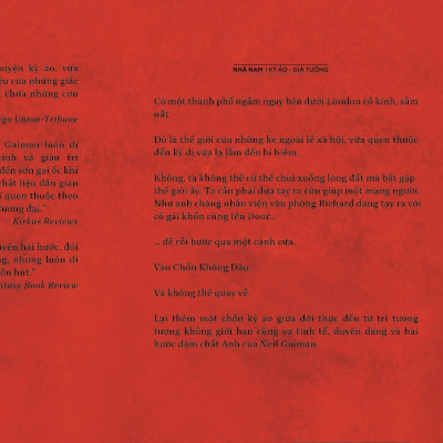 Sách - Chốn không đâu (Neil Gaiman) (Nhã Nam Official)