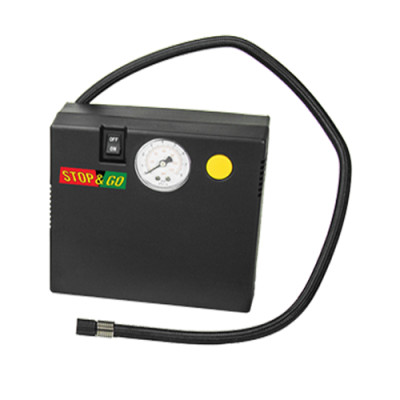 Bộ bơm và vá xe không ruột Stop&go 6001, bộ bơm vá xe cho ô tô, mô tô, xe máy Stopngo