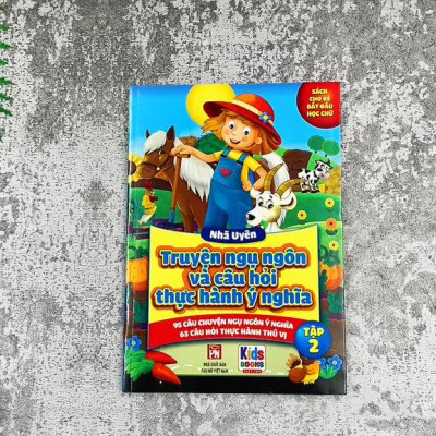 Sách - Truyện Ngụ Ngôn Và Câu Hỏi Thực Hành Ý Nghĩa - 95 Câu Chuyện Ngụ Ngôn Ý Nghĩa - 63 Câu Hỏi Thực Hành - Tập 2 ( Nhã Uyên)