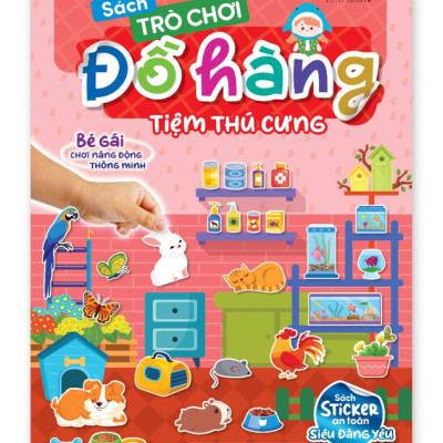 Combo 5 cuốn Sách Trò chơi Đồ hàng cho bé gái (Hơn 1000 Stickers)