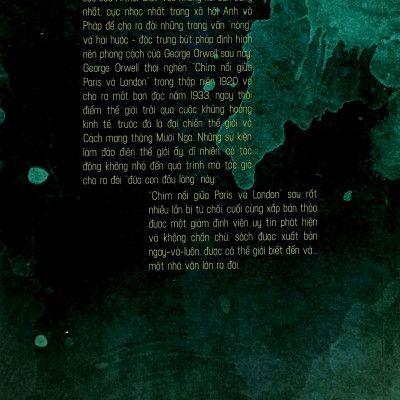 Chìm Nổi Giữa Paris Và London - Down and Out in Paris and London