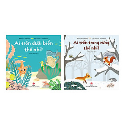 Combo 2 cuốn sách : Ai Trốn Dưới Biển Thế Nhỉ + Ai Trốn Trong Rừng Thế Nhỉ