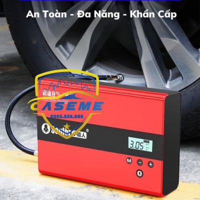 Bơm Lốp & Kích Bình Ô Tô Soulor - Pin 99.800mAh, 180W, Tự Ngắt, Đèn LED, Sạc Dự Phòng - Công Nghệ Nhật Bản - Hàng Nhập Khẩu