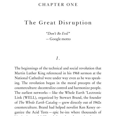 Move Fast And Break Things: How Facebook, Google, And Amazon Cornered Culture And Undermined Democracy