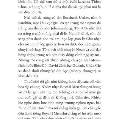 Trevor Noah - Đứa Con Phi Pháp - Tự Truyện Về Thời Thơ Ấu Ở Nam Phi