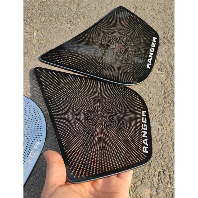 Ốp Màng Loa Cánh Cửa Dành Cho Xe Ford Ranger (2016-2020) mẫu titan