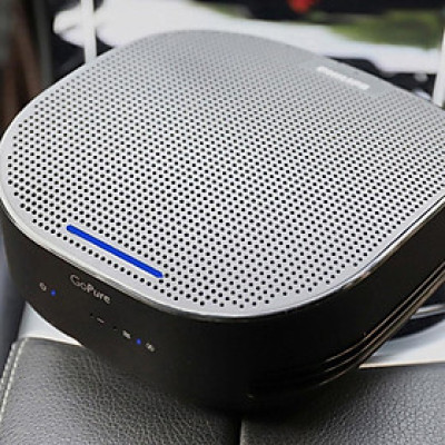 Máy lọc không khí ô tô Philips hút mùi hôi, chất gây ô nhiễm vi khuẩn, vi rút GoPure GP5301 đèn báo 3 chế độ - Hàng nhập khẩu