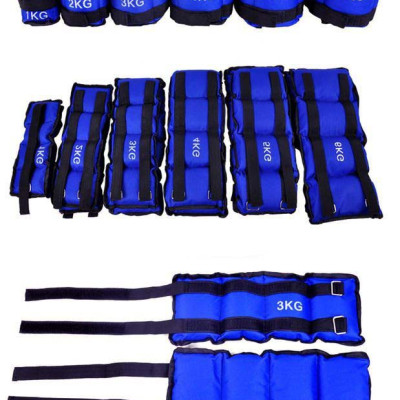 Bộ 2 Băng Tạ Cát 5kg (Mỗi Bên 2.5kg) Đeo Chân Tay Hỗ Trợ Tập Luyện Thể Thao,Chạy Bộ Cao Cấp Đại Nam Sport