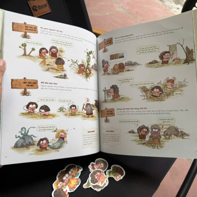 (Bìa cứng) MỘT NGÀY CỦA NGƯỜI NGUYÊN THUỶ: Úi Giời Lạnh Teo – Duan Zhang Qu Yi Studio – Thái Hà