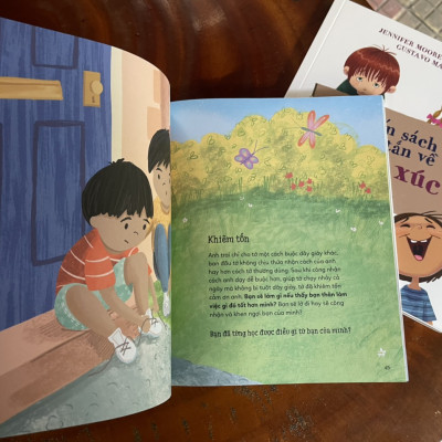 (Bộ 2 tập minh hoạ màu) CUỐN SÁCH TƯƠI TẮN VỀ CẢM XÚC -  CUỐN SÁCH TƯƠI TẮN VỀ CẢM XÚC GIÁ TRỊ -  Jennifer Moore - Mallinos & Gustavo Mazali - Nhã Nam - NXB Thế giới (bìa mềm)