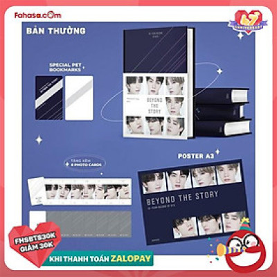 [Pre-Order] 10-Year Record Of BTS - Beyond The Story - Bìa Cứng - Tặng Kèm 1 PET Bookmark + 8 Photo Cards + 1 Poster A3