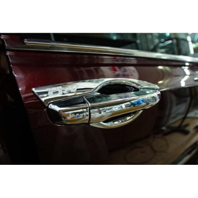 Ốp tay nắm và hõm cửa dành cho Honda CRV 2018-2019-2020 mạ crom