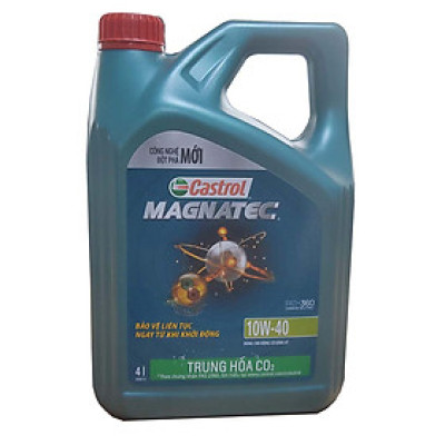 Dầu nhớt cho động cơ ô tô Castrol Magnatec 10W-40 (Can 4 lít)