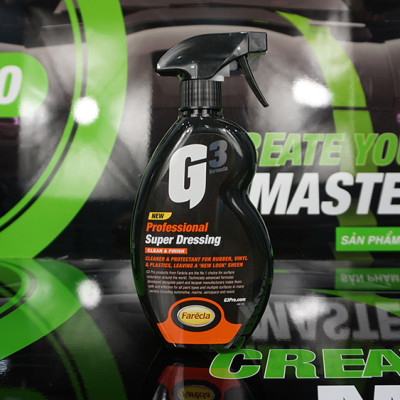 Chai vệ sinh động cơ Ô tô, xe máy G3 Pro Super Dressing 500ml