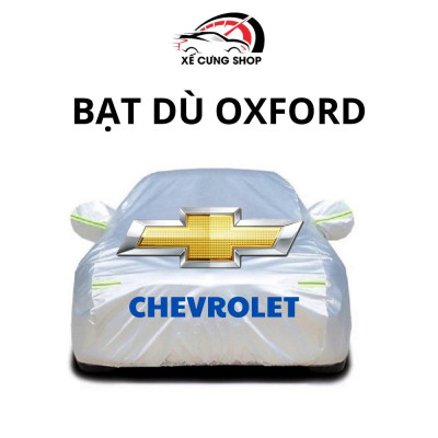 Bạt phủ vải dù OXFORD Chevrolet Spark,Aveo,Cruze,Traiblazer,Colorado,Captiva,Orlander bạt phủ 3 lớp có khóa kéo cánh cửa