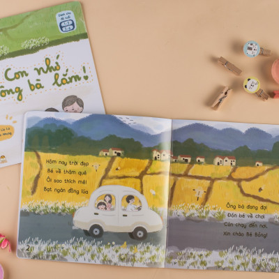 Sách thơ cho bé - Bộ 03 cuốn Gia Đình Bé Bỏng - Sách thơ cho bé tập nói, tập đọc gắn kết yêu thương với bố mẹ, ông bà - Lionbooks