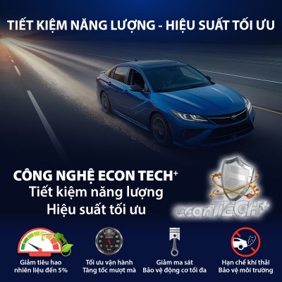 Dầu Nhớt Bán Tổng Hợp AISIN Econtech+ CI4/SL 10W30 6 Lít ECSI1036PB - Nhập Khẩu Chính Hãng