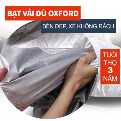 Bạt vải dù oxford bảo vệ xe ô tô Hyundai Accent phủ trùm kín cao cấp , áo trùm xe 5 chỗ chống nắng, mưa