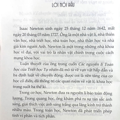 Kể Chuyện Cuộc Đời Các Thiên Tài: Isaac Newton - Nhà Khoa Học Vĩ Đại